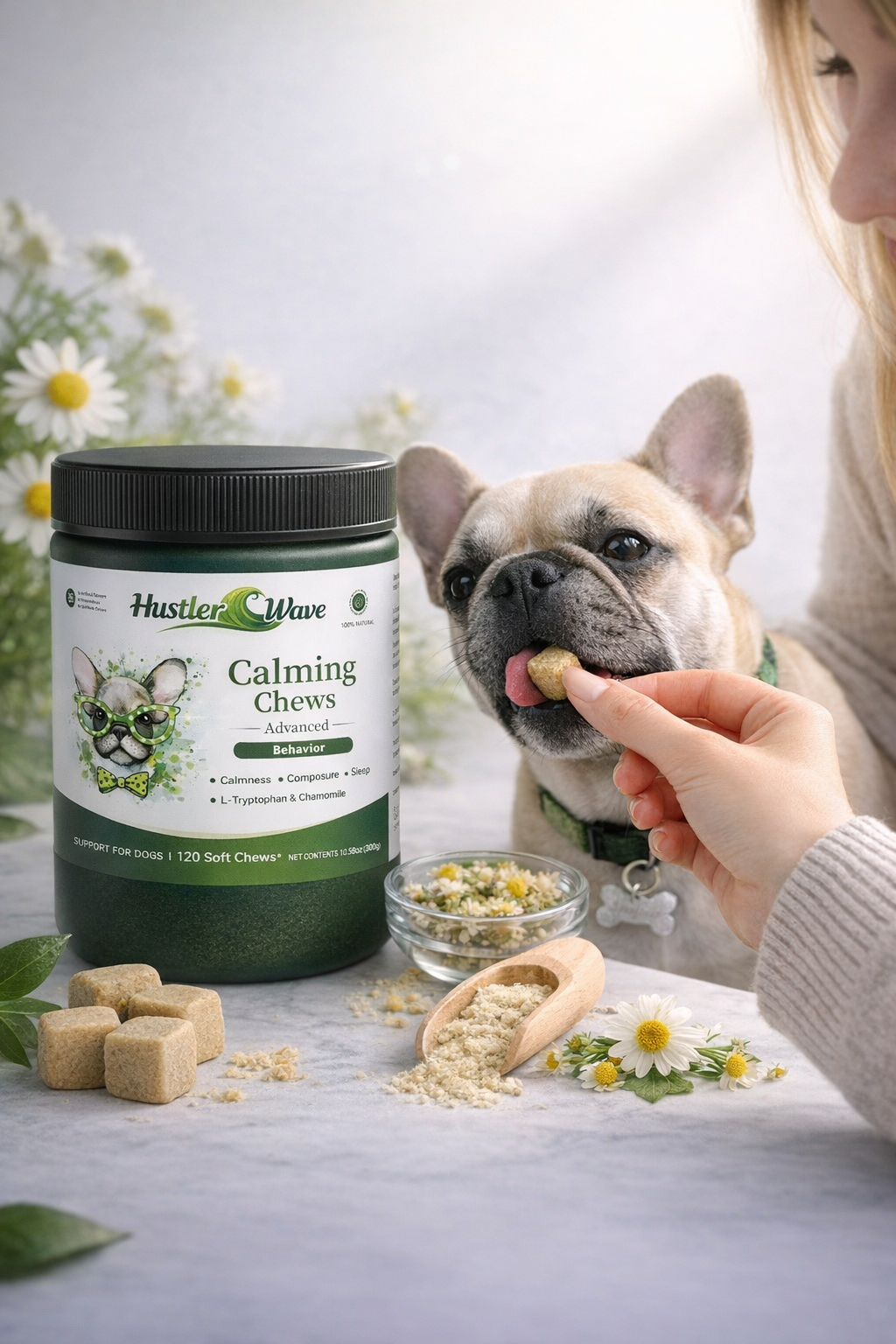 Dog calming treats - Stop Anxiety & Barking Fast🐶