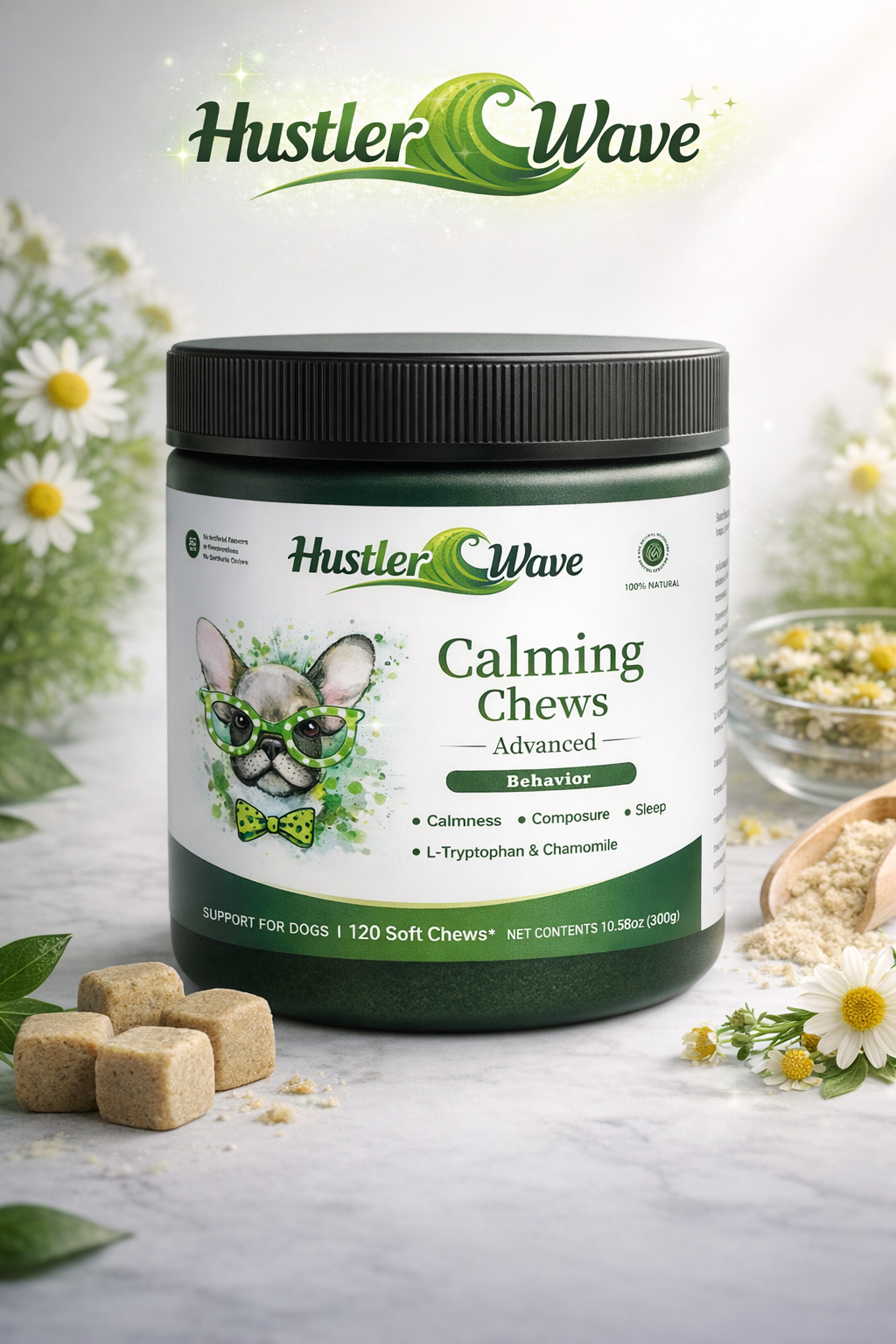 Dog calming treats - Stop Anxiety & Barking Fast🐶